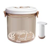 Airtight Containers - Leakproof Sealed Waterproof Food Storage With Pump | Stackable Meal Prep Holder | Microwave Safe Kitchen Containers For Apartment Pantry Lunch Organization