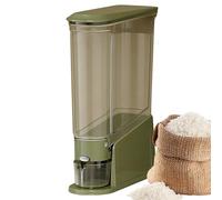 Airtight Rice Organizer, Transparent Food Storage Bin, 17.91x14.37x4.72 Inches PP Silicone Container with Lid, Kitchen Grain Storage, Practical Organizer Box with Easy Use, Home Accessory for Snack