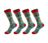 AIRTILY 2 Parejas De Carreras De Caballos, Calcetines Creativos Y Divertidos, Calcetines Suaves Y Cómodos, Regalo Para Carreras De Caballos.