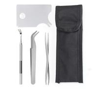 AIRTILY 3 Piezas De Herramientas De Garrapatas, 1 Pieza De Concha De Cuero Y 1 Pieza De Regalo De Garrapatas, Herramientas De Retrecimiento De Acero Inoxidable, Agentes De Limpieza De Mascotas.