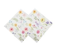 AIRTILY 40 Piezas De Tejido De Flores, Servilletas Elees, Servilletas Suaves, Decoración De Mesa, Suministros para Fiestas.