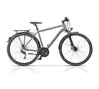 Airtracks Bicicleta de trekking para hombre, 28 pulgadas, Creon Areal DB, 24 marchas, Shimano Alivio RD-M3100 SGS Shadow, altura del cuadro: 48 cm, 52 cm, 56 cm, 60 cm, año modelo 2026