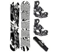 Airtracks Kit de snowboard para hombre Wide Read My Mind Freestyle Freeride 162 - Fijación Master L - SB Bag