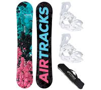 AIRTRACKS Set Snowboard Mujer All-Mountain Twin Tip Hybrid Rocker Nueva