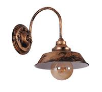 AIRTWESD E27 Lámparas de cabecera Vintage Apliques pared dormitorio Metal Edison Lámpara de pared Retro Industrial (sin bombilla)