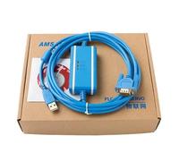 AIRUIXI Cable de programación PLC Cable de programación adecuado for PLC S7-200, cable de descarga de comunicación, línea de datos USB-PPI(Isolation Type)