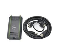 AIRUIXI Cable de programación PLC Cable de programación USB con adaptador for PC for PLC S7-200/300/400, comunicación RS485 Profibus MPI PPI DP(Economic Type(2.5M))