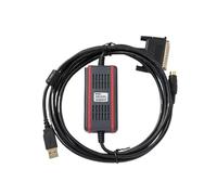 AIRUIXI Cable de programación PLC Cable de programación USB-SC09 compatible con PLC de la serie FX/A y chip FTDI.(FTDI-Isolation Type)