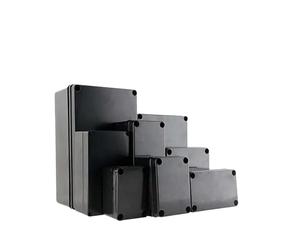 AIRUIXI Caja de empalmes Caja de Conexiones ignífuga Caja for Exteriores Caja de maquinaria Industrial de plástico ignífuga Negra Caja de plástico ABS(65x95x55mm)