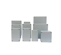 AIRUIXI Caja de empalmes Caja de Metal IP67 for Exteriores, Resistente a Altas temperaturas, de Aluminio Fundido, con Orificio for instalación en fábrica, Caja de Conexiones eléctricas(FA18 80x75x60)