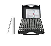AIRUIXI Calibre de Pasador Juego de calibres de Pasador de Acero de precisión, Calibre de tapón, Rango de 0,10 a 10,0 mm, 100 Piezas, Paso de 0,1 mm
