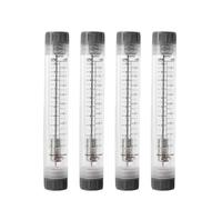 AIRUIXI Caudalímetro 1 medidor de Flujo de Aire en línea LZM-40G, 6-400 m³/h, rotámetro de Tubo acrílico DN15(25-250m3-h)