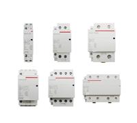 AIRUIXI contactor ca 2P/4P 16A-100A AC110V 220/230V DC12V/24V 50/60Hz DIN Rail hogar AC Contactor Modular Interruptor DIY hogar Inteligente Hotel(2P AC220V,16A_4NO)