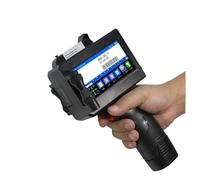 AIRUIXI Impresora de portátil Impresora de Chorro de Tinta portátil del PDA de 25.4m m for el Logotipo del número de Lote de la Imagen del código de Barras del Texto QR(with Black Ink*1,AU)