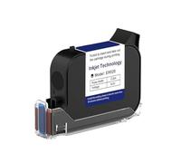 AIRUIXI Impresora de portátil Impresora de inyección de Tinta de Mano Industrial 1200PDI con Pantalla táctil de 6,5 Pulgadas for Logotipo de código QR de Texto(Ink Cartridge 5pcs)