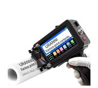 AIRUIXI Impresora de portátil Impresora de inyección de Tinta portátil de 12,7 mm for Cable de tubería Texto eficiente Código de Barras QR Número de Lote Logotipo(Without Ink,EU)