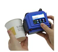 AIRUIXI Impresora de portátil Mini Impresora de Chorro de Tinta del PDA de 25.4m m for el número de Lote del Logotipo de la Imagen del código de Barras de QR de la Fecha de caducidad del Texto(AU)