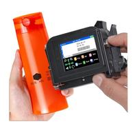 AIRUIXI Impresora de portátil Mini Impresora de inyección de Tinta portátil de 0,5 Pulgadas for código de Barras QR, Texto, Imagen, Logotipo, Etiqueta de Fecha(with Black Ink*1,AU)