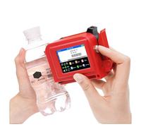AIRUIXI Impresora de portátil Mini Impresora de inyección de Tinta portátil de 12,7 mm for código de Barras QR, Texto, Imagen, Logotipo, Etiqueta de Fecha de caducidad(Without Ink,EU)