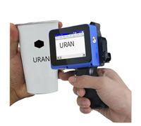 AIRUIXI Impresora de portátil Mini Impresora portátil del nkjet de la Fractura de 12.7m m for la Fecha del número de Lote del código de Barras de QR de la Imagen del Logotipo(Without Ink,AU)