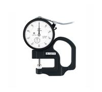 AIRUIXI Indicador de cuadrante Medidores de Espesor de Yunque Plano, Rango de 0 a 10 mm (0,01 mm), Punta de Contacto de cerámica