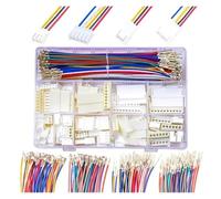 AIRUIXI Kit de Conectores Kit de Conector JST de 3,96 mm de Paso, Conector Macho-Hembra JST-VH 3,96 con Cables preengarzados de 20 AWG, Carcasa de Pines VH de 2/3/4/5/6/7/8/9/10