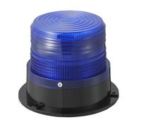 AIRUIXI Luz Industrial de Torre Señal Lámpara de ingeniería de señalización de 12 V-60 V, 220 V y luz LED de Advertencia for autobús Escolar con imán(Blue-(12V-60))