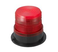 AIRUIXI Luz Industrial de Torre Señal Lámpara de ingeniería de señalización de 12 V-60 V, 220 V y luz LED de Advertencia for autobús Escolar con imán(Red-(220V))