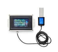 AIRUIXI Medidor de Suelo Medidor de Humedad del Suelo, Temperatura, Humedad, CE, pH, NPK, Sensor 7 en 1, medidor rápido de Suelo(E.U Charger)