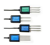 AIRUIXI Medidor de Suelo Transmisor de Suelo Integrado RS485 7 en 1, Sensor de Temperatura, Humedad, EC, NPK y pH(6 IN 1 NPK-EC-H-T)