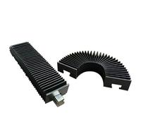 AIRUIXI riel guía Cubierta Antipolvo HGR20 CNC guía Lineal Fuelle Cubierta Antipolvo paño Protector Flexible for máquinas Herramientas(HG20 Cover per Meter)
