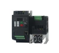 AIRUIXI VFD Freno RS-485 VFD 220 9600 Variador de frecuencia Regulador de Velocidad Convertidor de frecuencia Motor VFD Inversor(220V 4KW)