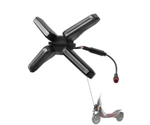 airwak Luz de posición tipo X para scooter compatible con Ninebot ZT3 PRO / ZT3 PROE Kickscooter lámpara delantera en forma de X Faro Super luminoso de repuesto Accesorios originales
