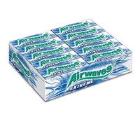 Airwaves Goma de mascar Extreme, 30 paquetes de 10 piezas, goma de mascar sin azúcar, paquete a granel con frescura de mentol (300 piezas)
