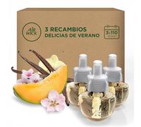 Airwick Desodorante Casa Recarga Difusor eléctrico Delices de verano - 3 x 19 ml