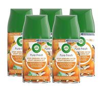 Airwick - Juego de 5 recambios freshmatic Pure Fresh Plaisir de cítricos y ralladura de mandarina, 250 ml