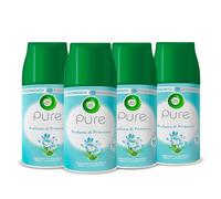Airwick Kit Freshmatic Pure ambientador para ambientes: 4 recambios de fragancia pura Freshmatic, 4 x 250 ml