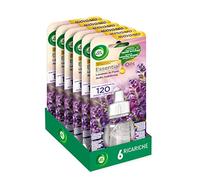 Airwick - Recambios para difusor de aceites esenciales eléctrico, paquete de 6 recargas, ambientador de ambientes, fragancia de lavanda