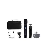 AIRYSSFU Kit de Tarjeta de Sonido, CVM-WS50H Micrófono de Mano Micrófono inalámbrico UHF Micrófono de Condensador de 6 Canales con trípode(WS50 H)