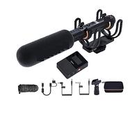 AIRYSSFU Kit de Tarjeta de Sonido, Micrófono inalámbrico CVM-VM30 2.4G, micrófono de Escopeta supercardioide con Montaje de Choque(VM30 with USB-C)