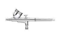 AIRYSSFU Pistola de pulverización, aerógrafo de doble acción de 0,3 mm, 7 cc, cepillo de aire para pintura de modelos, maquillaje, tatuaje, coche, arte, herramienta de bricolaje, 0,2 mm/0,5 mm