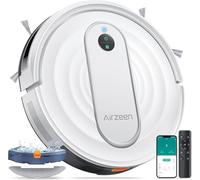 Airzeen Aspirador Robot,5000PA Robot Aspirador Lavador con Limpieza, Mando a Distancia/Control App, Ultra Fino y Silencioso, Recarga Automática,Adecuado para Mascotas y alfombras