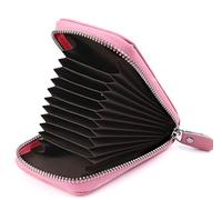 AirZyx Tarjeteros para Tarjetas de Credito Mujer Hombre Piel Carteras de Mujer Hombre (Rosa)