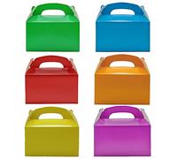 Aisamco 30 cartones cuadrados sólidos (6 colores) - 15,8 x 9,2 x 8,5 CM / 6,22 x 3,62 x 3,35 pulgadas - caja de regalo para bodas y fiestas DIY favorito, jabón artesanal y dulces