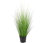 Aisamco Hierba Decorativa Artificial Maceta Verde Arbustos Artificiales Falsos Planta Hierba de Trigo Hojas Falsas Arbustos 60cm Altura para Decoración de Jardín de Oficina en casa