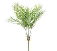Aisamco Planta Artificial de Hoja de Palmera Tropical en Verde, 1 Planta de plástico de Palmera de Areca, 6 Hojas, 29,5 Pulgadas de Alto para arreglos Florales de Acento Tropical de vegetación