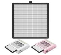 AISEELY Aspirador Uñas para Manicura y Pedicura Ventilador Uñas, Filtro de Polvo de succión Filtro de Pantalla de Arte Accesorios para máquinas de manicura