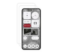 AISELAN 2 protectores de pantalla para teléfono Nothing (2) película protectora de vidrio templado dureza 9H, antiarañazos, sin burbujas, compatible con fundas (transparente HD)