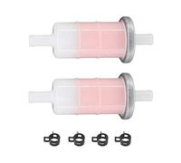 AISEN Paquete de 2 filtros de combustible para Yamaha XVS650 V Star 650 XVS650AT Silverado 2003-2010