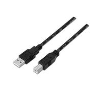 AISENS A101-0005 - Cable USB 2.0 Impresora de 1 m, Color Negro